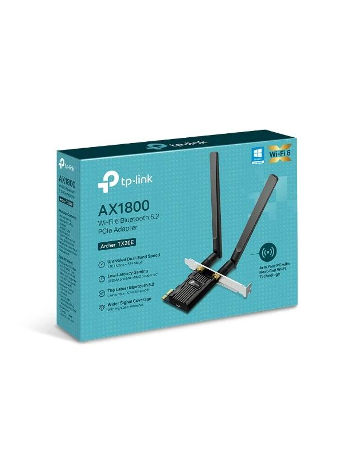 TP-Link Archer TX20E Adaptador PCIe WiFi6 AX1800 2