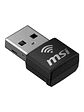 MSI GUAX18N AX1800 WiFi6 USB Nano Adapter - Miniatura 3