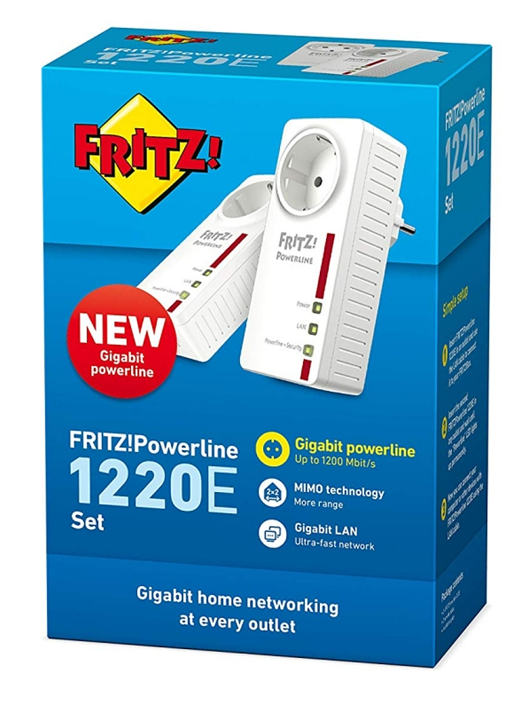 FRITZ! Powerline 1220E Powerline Kit 3