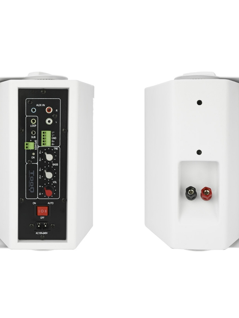 Tooq TQOWS-01W Altavoces Pared Pizarra Dig.2x30W 4