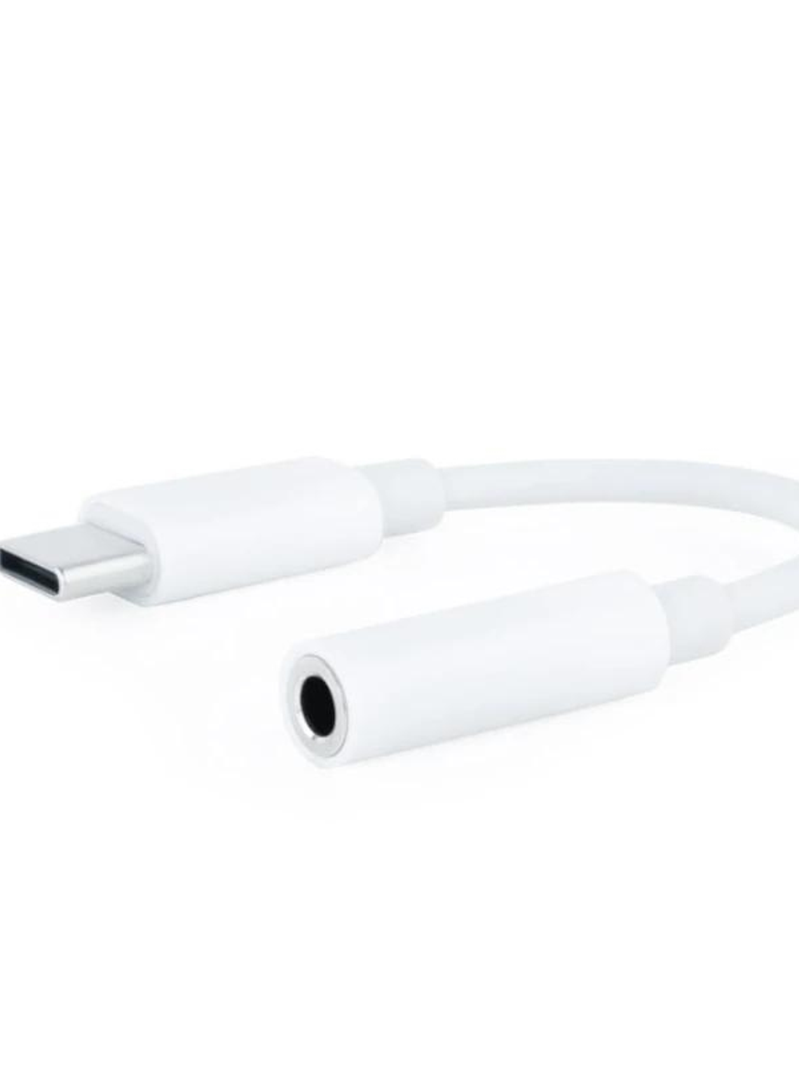Nanocable Adaptador Audio USB-C-M a Jack-H, Blanco 1