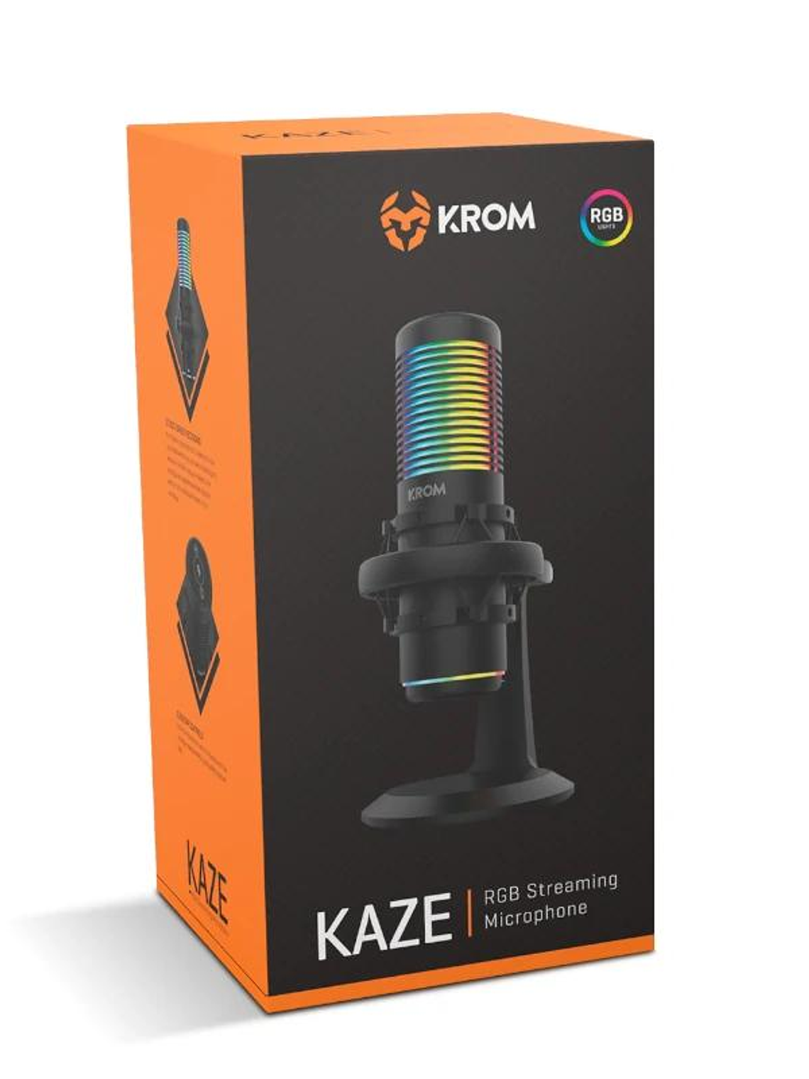 KROM Microfono KAZE Streaming Rgb 4