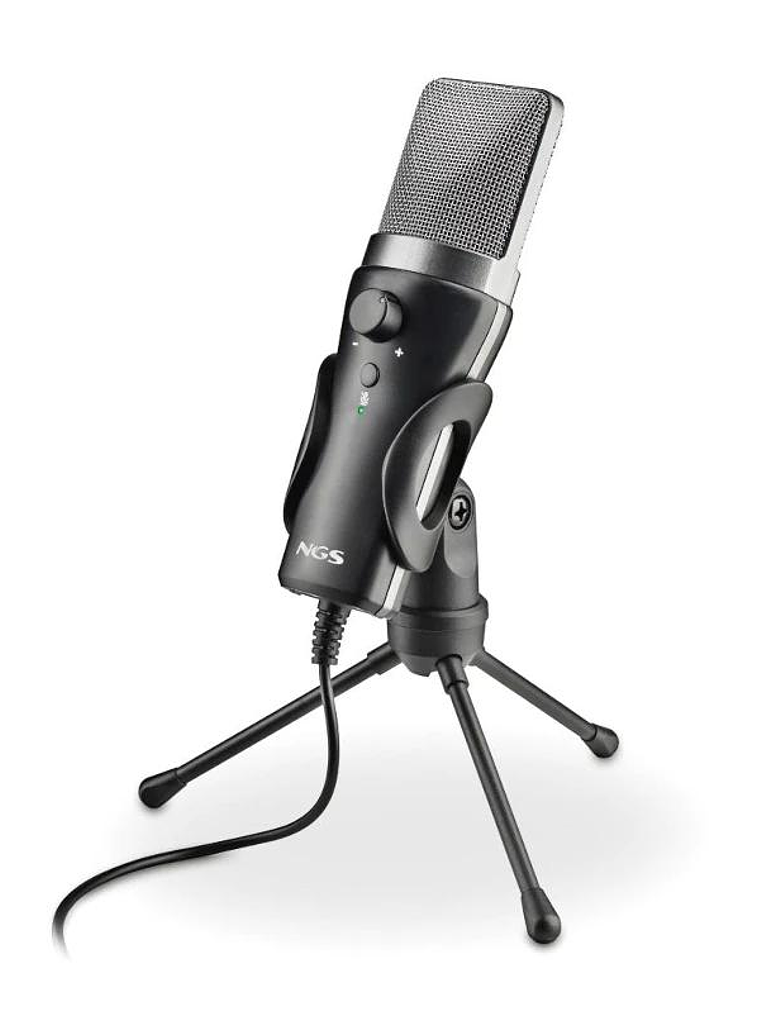 NGS Micrófono PC Usb con soporte tripode 2