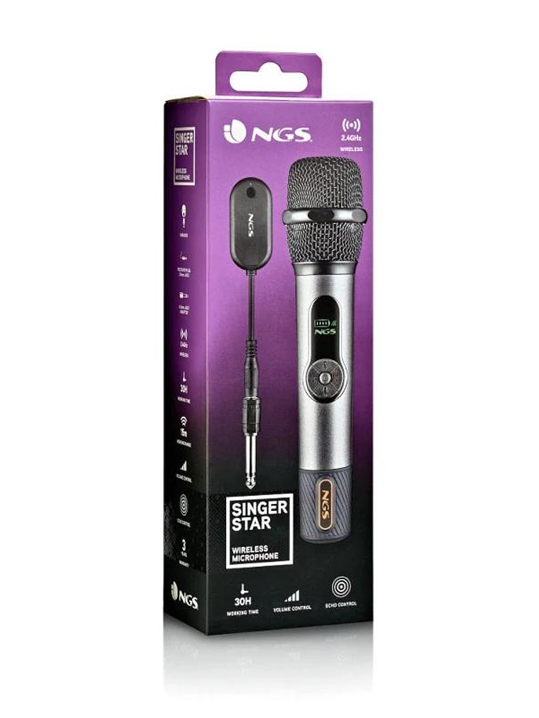 NGS Micrófono Inalámbrico SINGERSTAR vocal din. 4