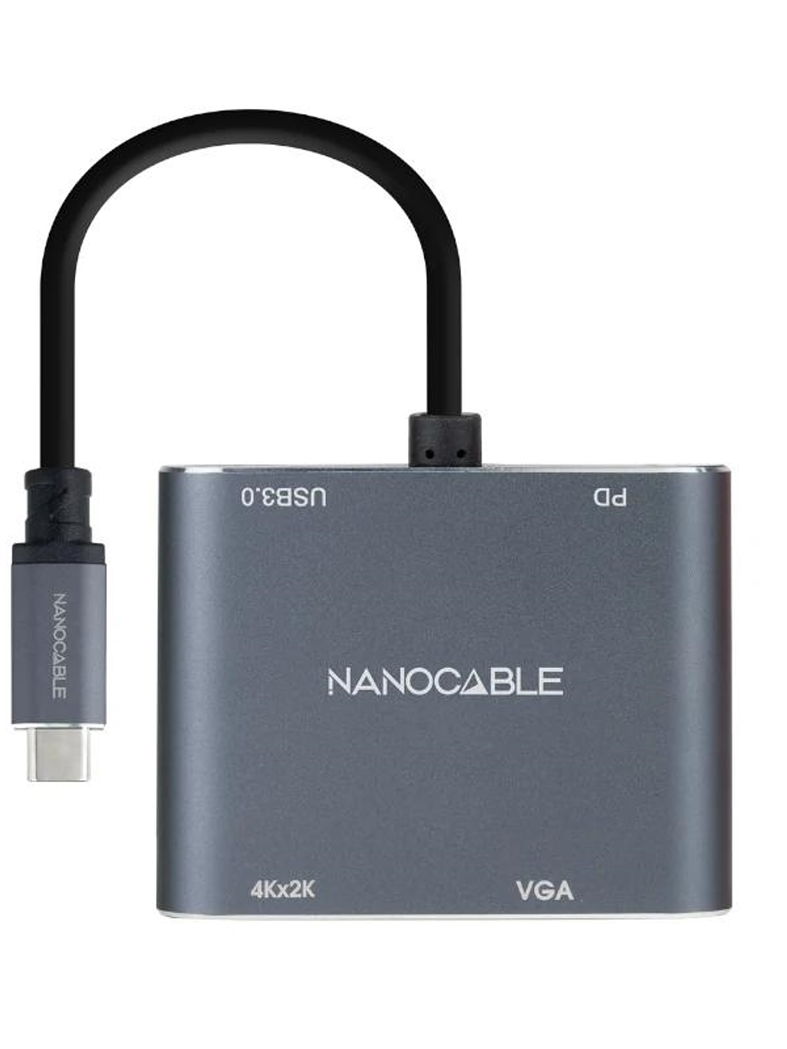 Nanocable Converosr USB-C a HDMI/VGA/USB3.0/PD 1