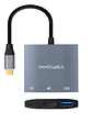 Nanocable Conversor USB-C a HDMI/USB3.0/PD 15 cm - Miniatura 3