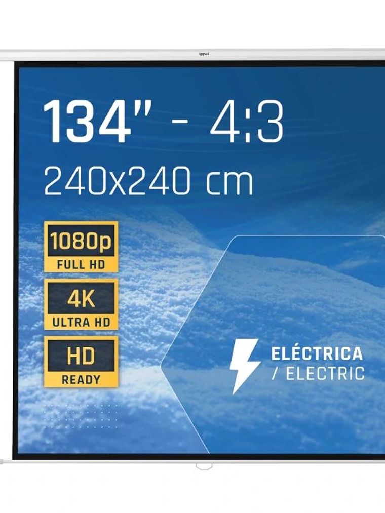 iggual Pantalla eléctrica 4:3 134