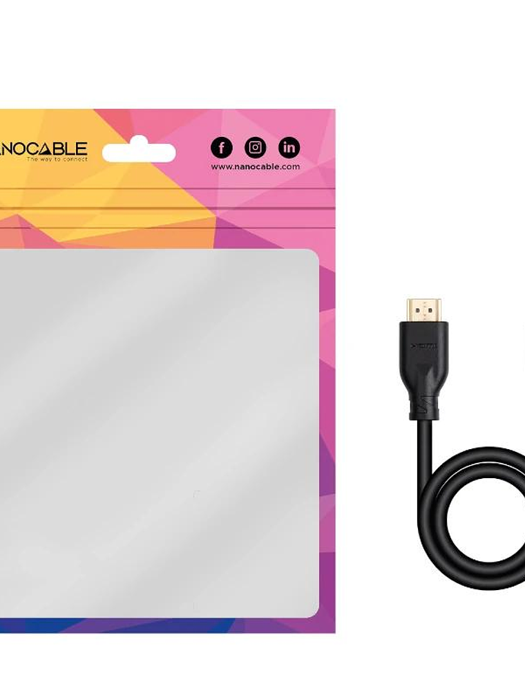 Nanocable Cable HDMI V2.0 4K@60HZ 18Gbps CCS 5 M 2