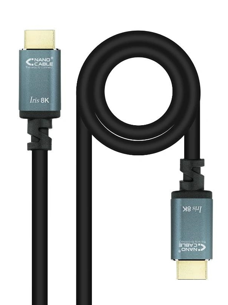 Nanocable Cable HDMI 2.1 IRIS 8K M-M 5 metros 1
