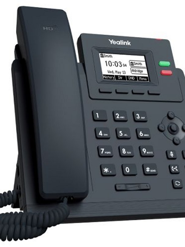 YEALINK SIP-T31P 2 cuentas, CON PoE, SIN PSU 3