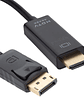 iggual Cable DisplayPort (M) a HDMI (M) 4K 2metros - Miniatura 1