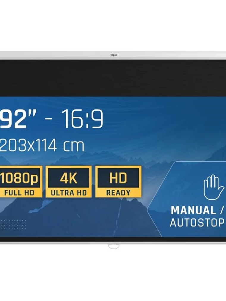 iggual Pantalla manual 16:9 92