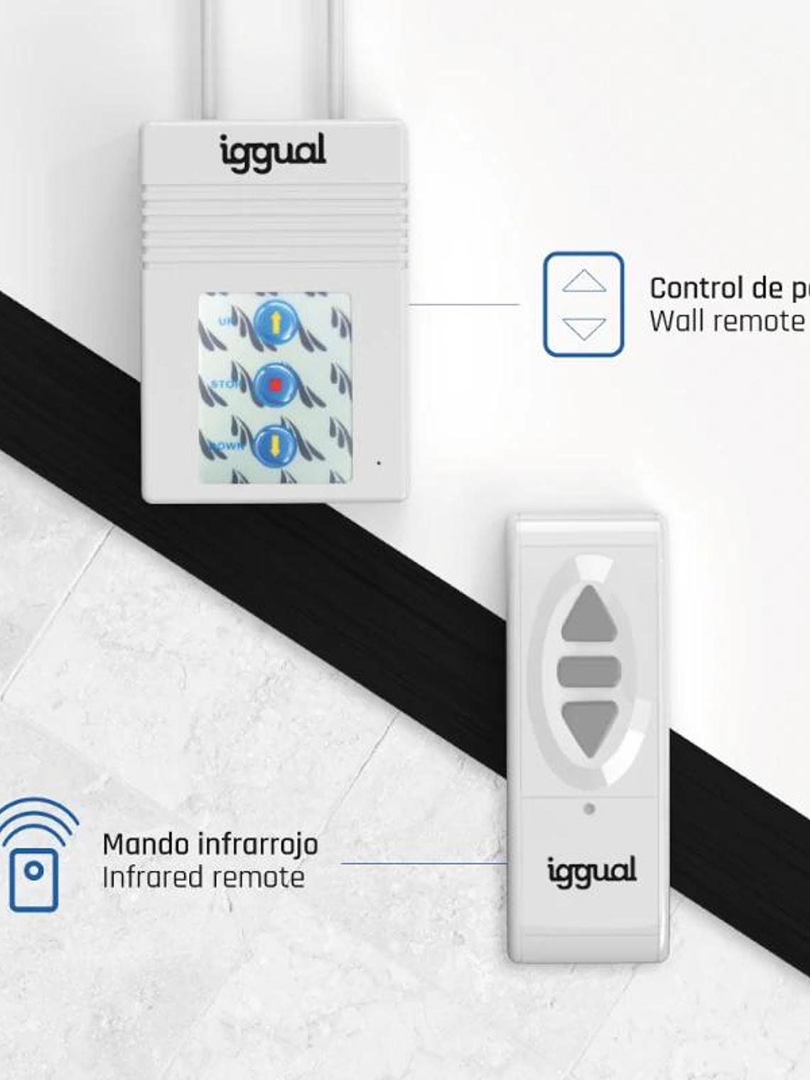 iggual Pantalla eléctrica 4:3 100