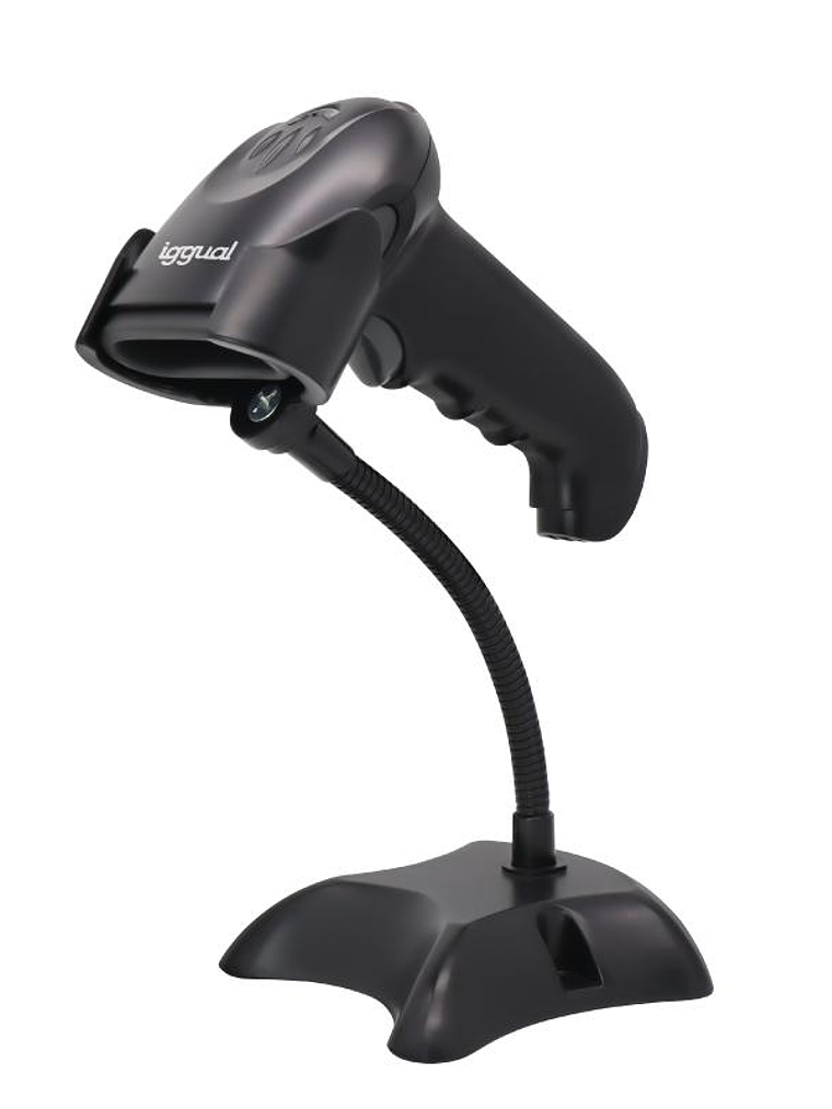 iggual Lector código barras 2D USB gatillo soporte 1