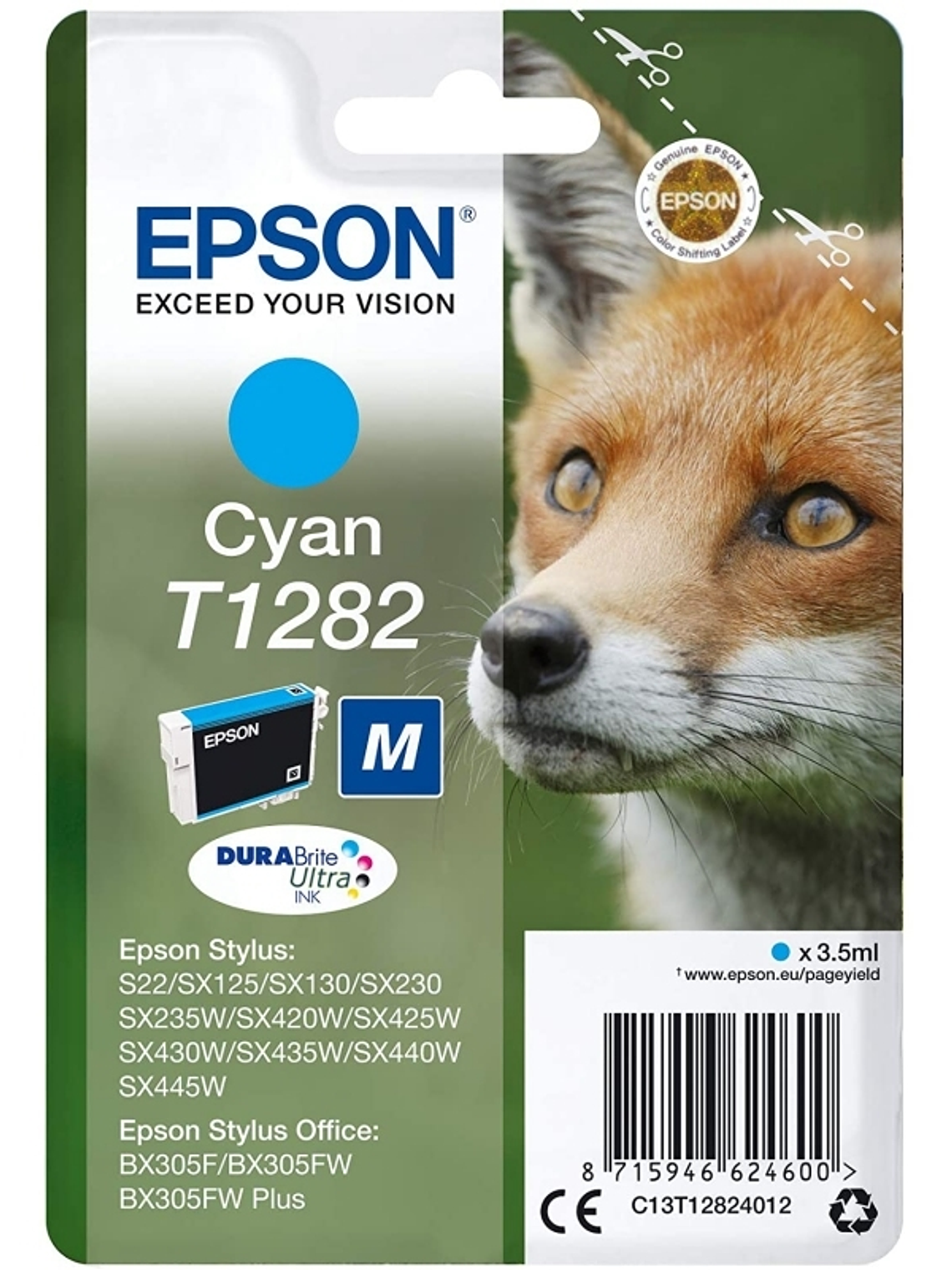 Epson Cartucho T1282 Cyan 1