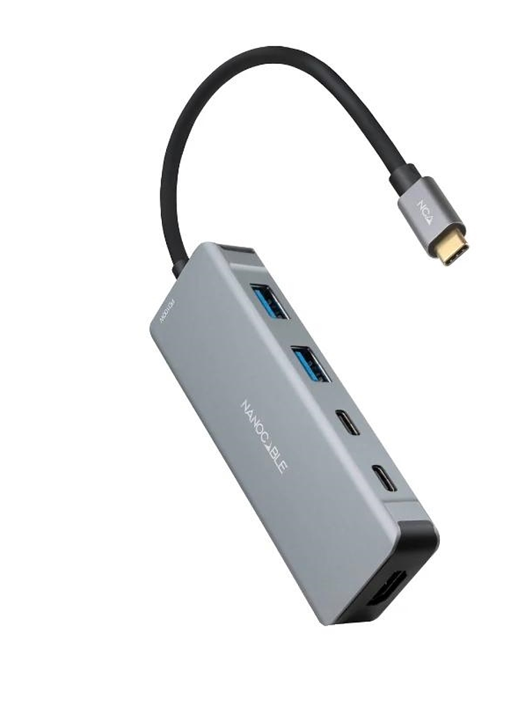 Nanocable Hub USB-C 2xUSB-A+2xUSB-C+HDMI+USB-C PD 1