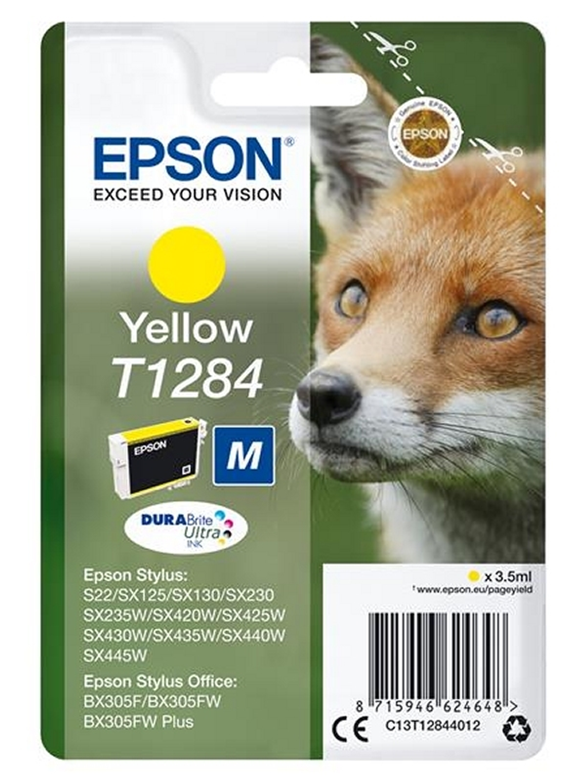 Epson Cartucho T1284 Amarillo 1