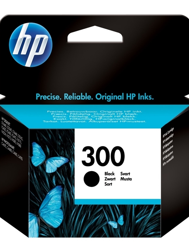 HP Cartucho 300  Negro 1