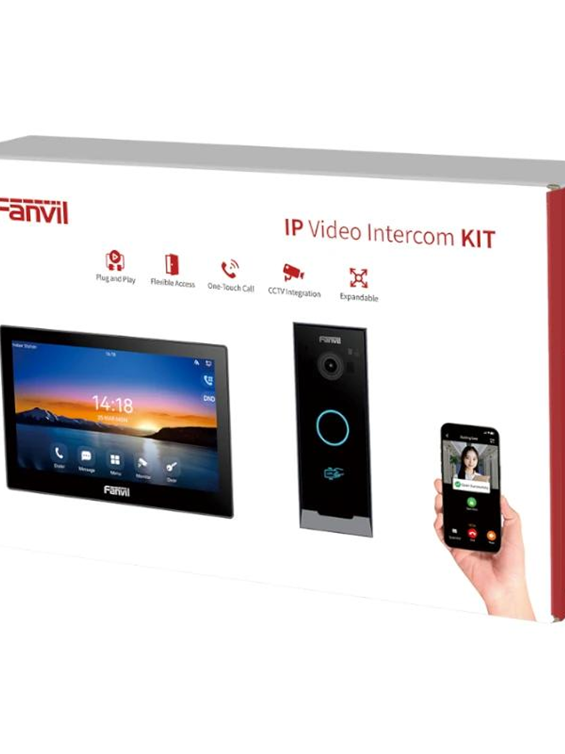 Fanvil VIK-01 Kit de videoportero Linux IP WiFi 2