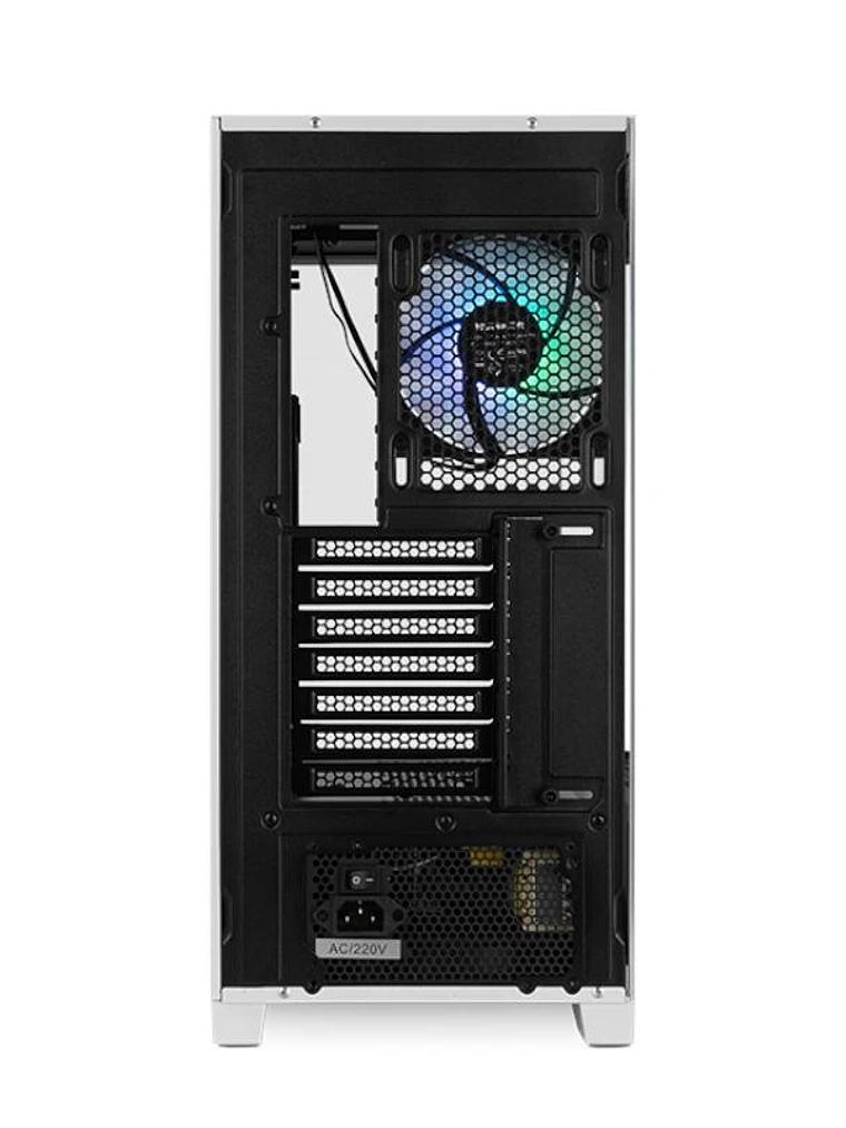 NOX Semitorre HUMMER ETHER Cristal Curvo Negro&Bla 3