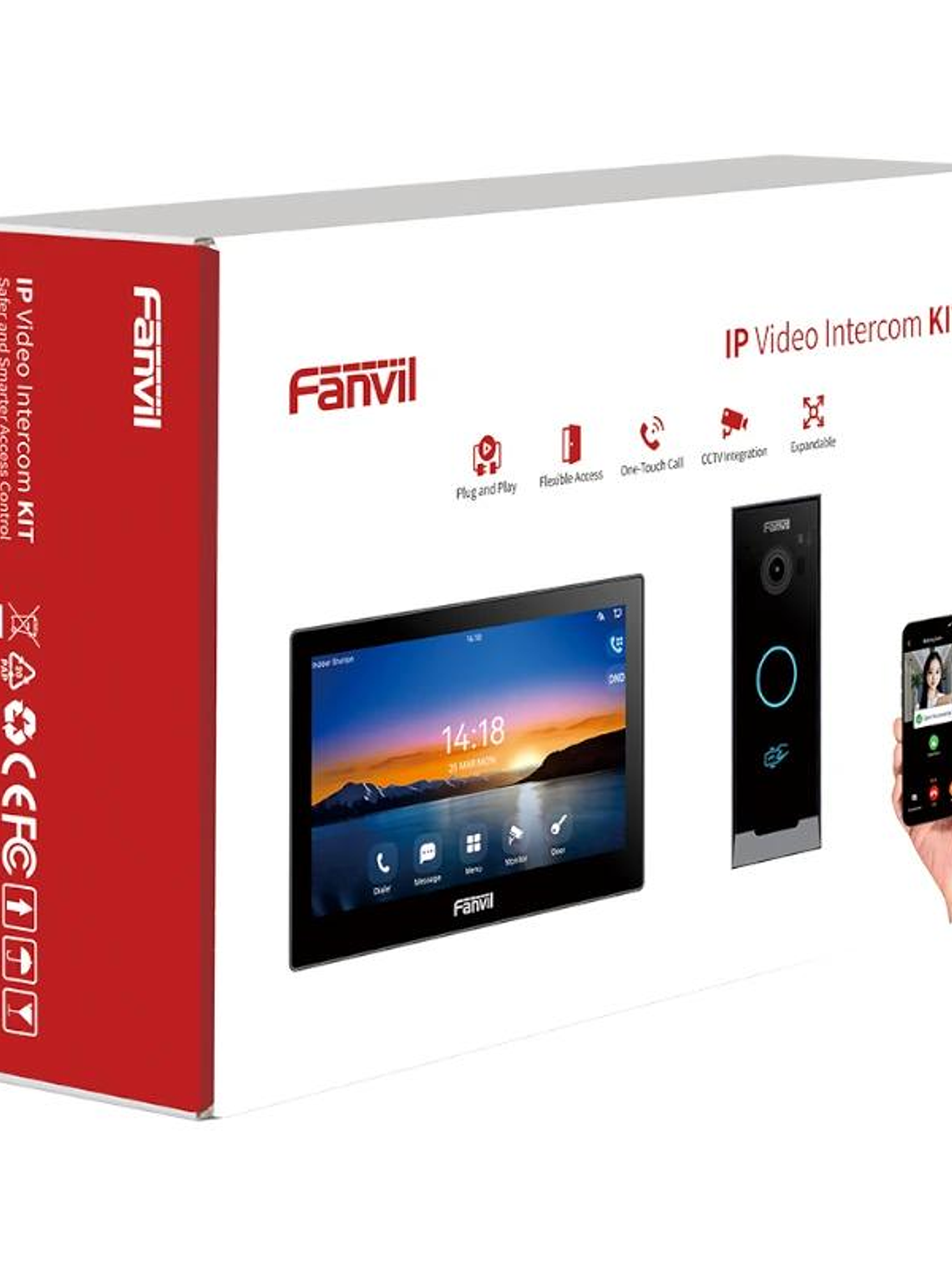 Fanvil VIK-01 Kit de videoportero Linux IP WiFi 3