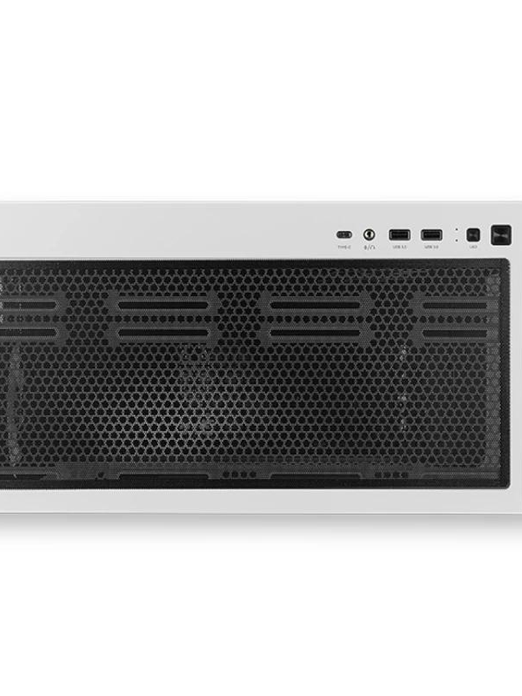 NOX Semitorre HUMMER ETHER Cristal Curvo Negro&Bla 4