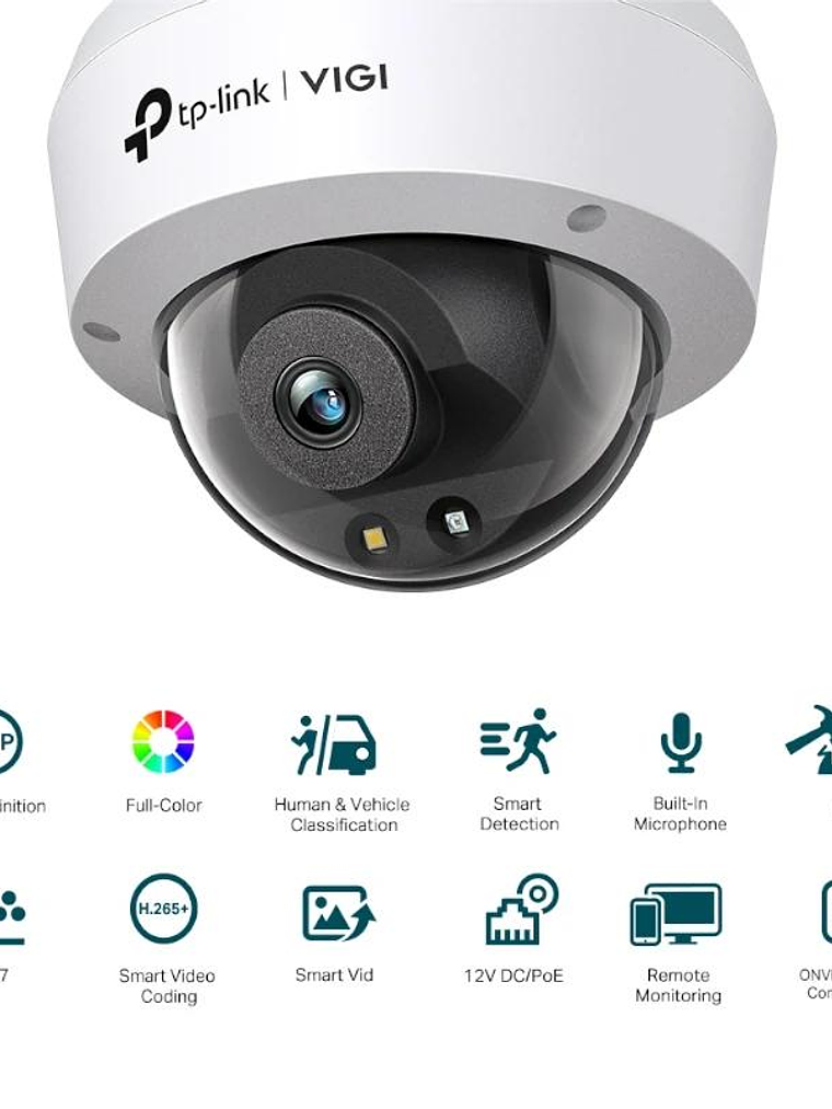 VIGI Cámara IP Domo C230 3MP Plástico Full-Color 4 2