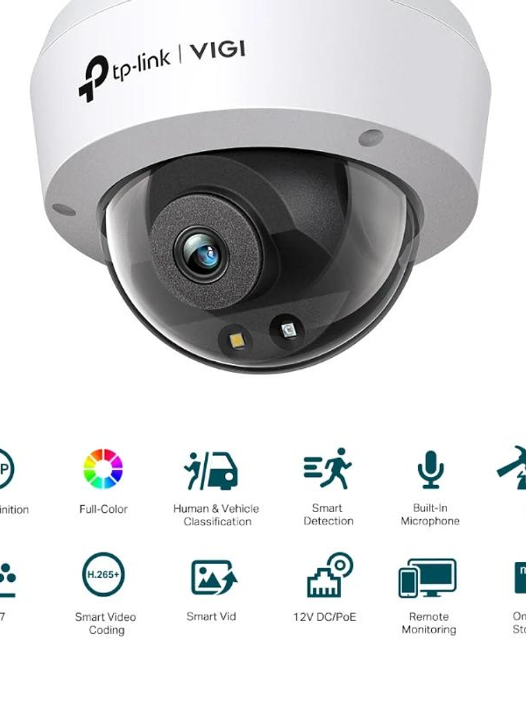 VIGI Cámara IP Domo C240 4MP Plást Full-Color 2.8m 2