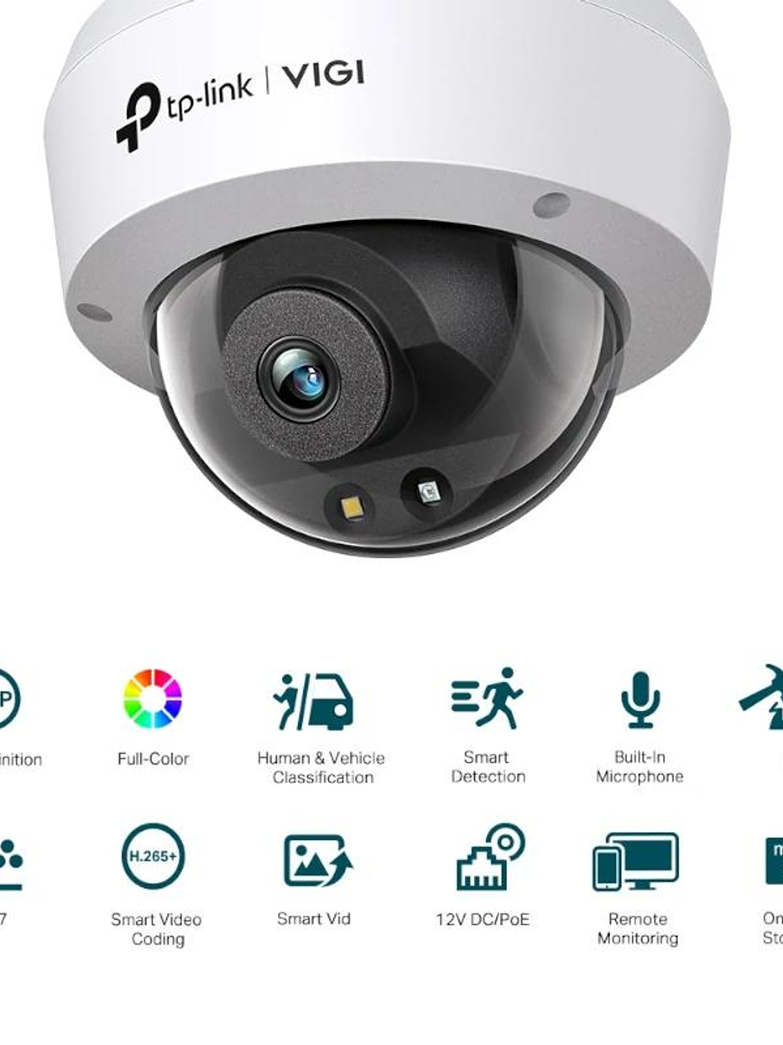 VIGI Cámara IP Domo C240 4MP Plást Full-Color 4mm 2