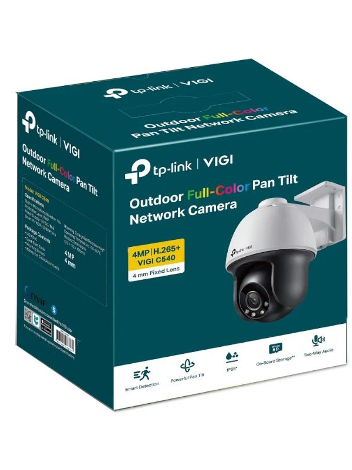 VIGI Cámara IP PT C540 4MP Plástico Full-Color 4mm 3