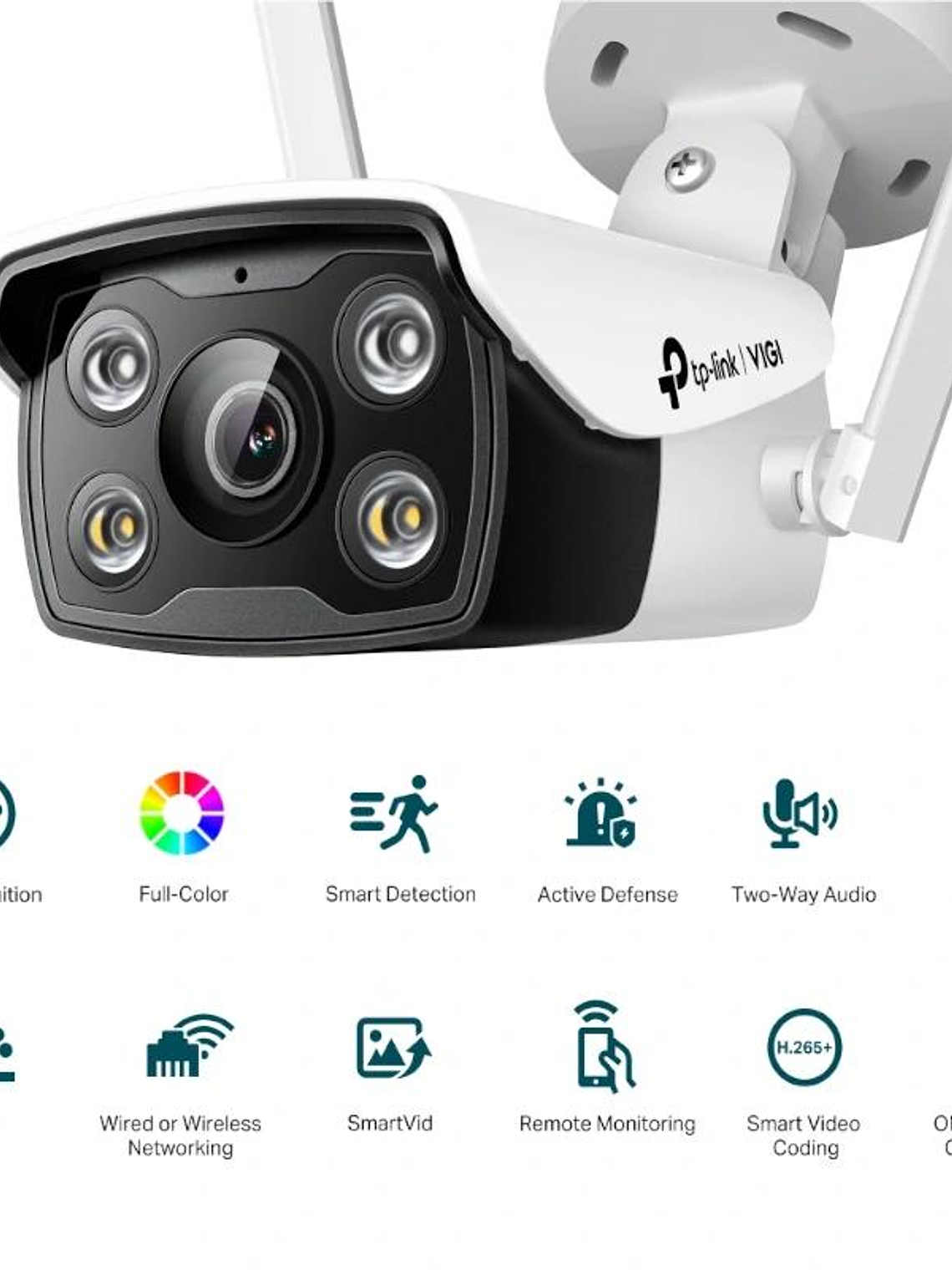 VIGI Cámara IP Bullet C340-W 4MP Plástico FColor 4 2