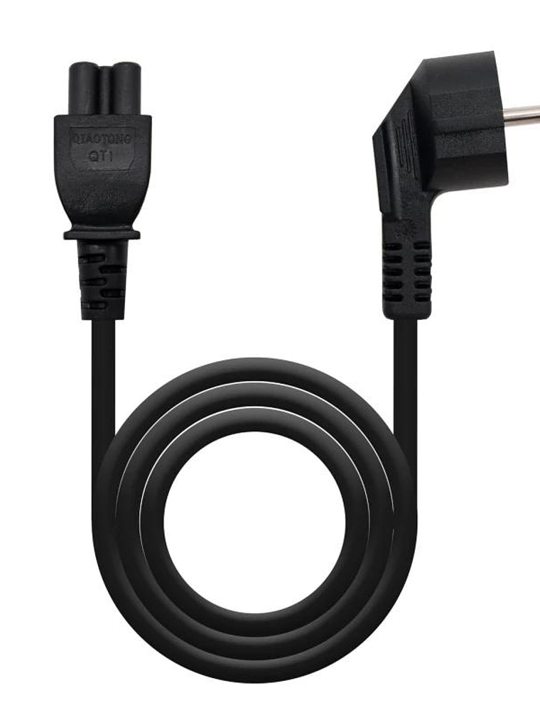 Nanocable Cable Alim. trébol, CEE7 -M-C5-H, 2 m 1