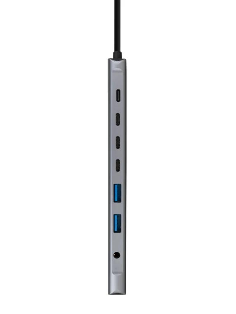 Nanocable Hub 8en1 USB-A+USB-C+HDMI+USB-C PD+Jack 3