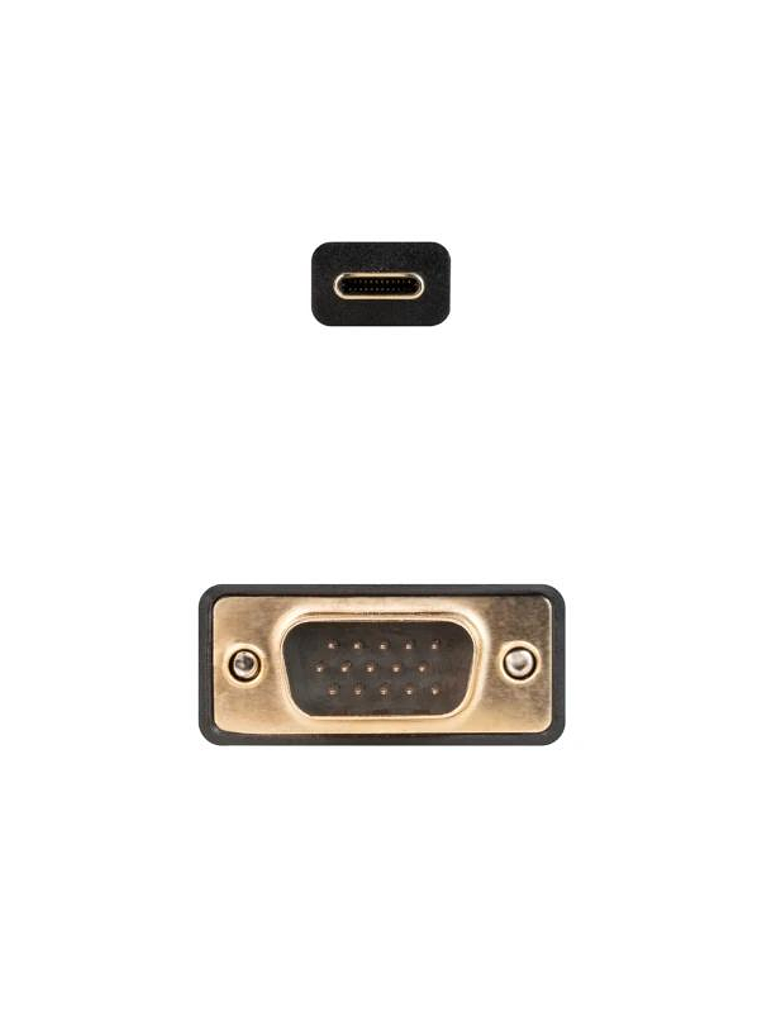 Nanocable Cable Conversor USB-C/M a VGA/M 1,8 M 3