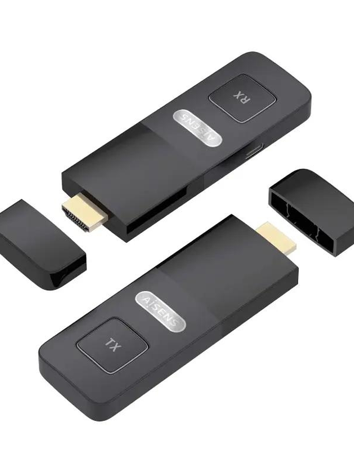 Aisens Adaptador HDMI Inalám 1080P 30 metros Negro 1