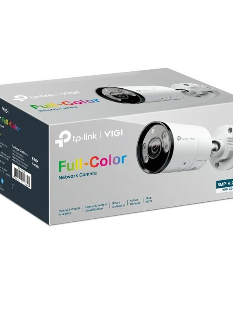 VIGI Cámara IP Bullet C355 5MP Metal Full-Color 4m 4