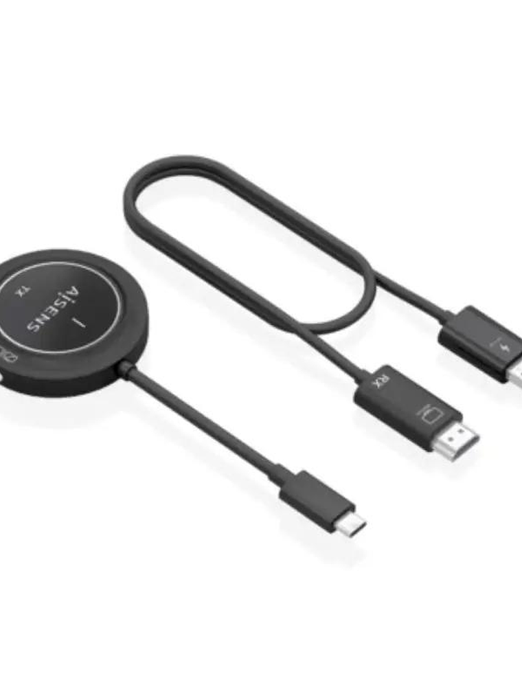 Aisens Adap. USB-C a HDMI Inalám 1080P 30m Negro 1