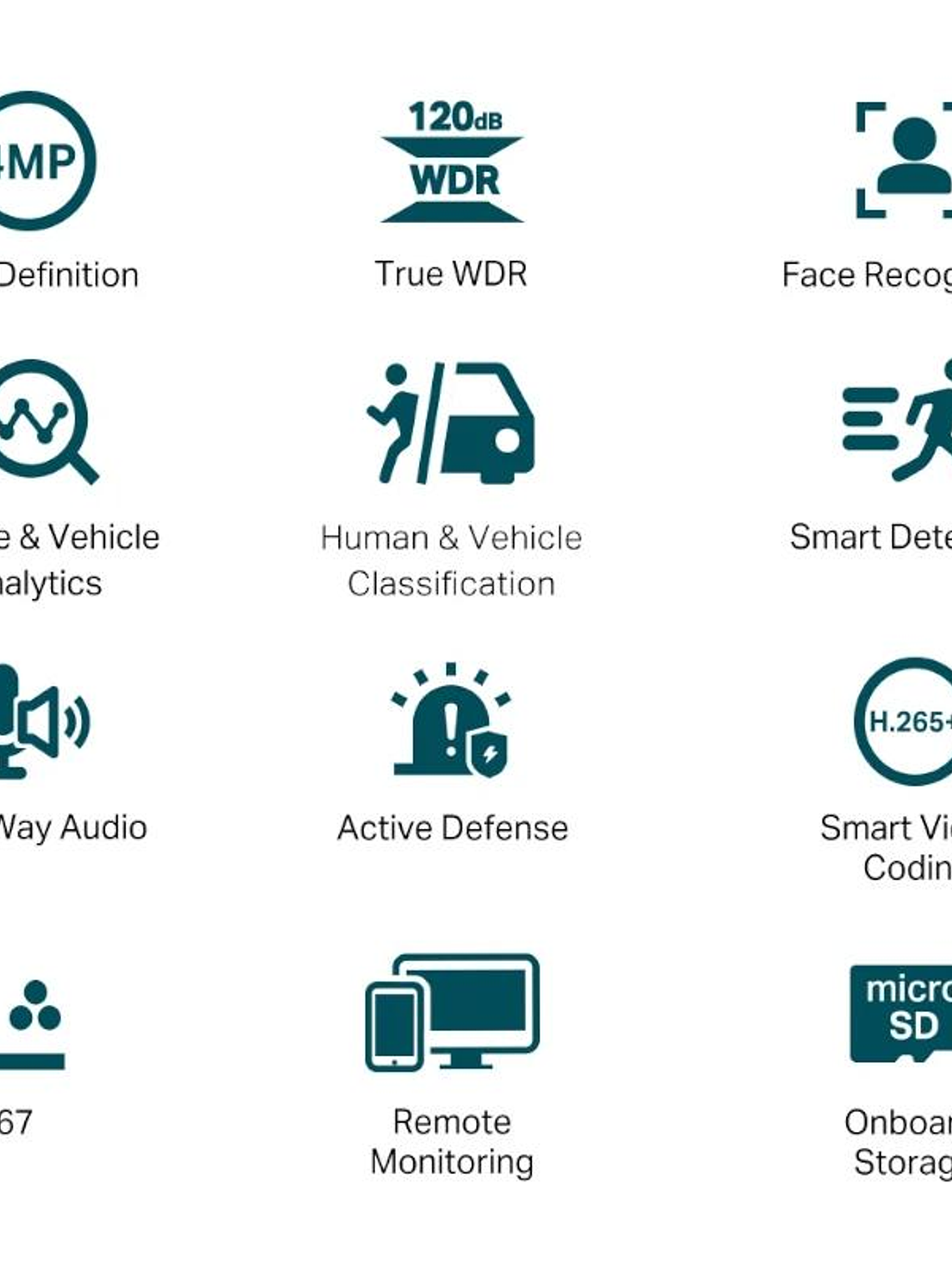 VIGI Cámara IP Bullet C340S 4MP Plástico Full-Colo 2