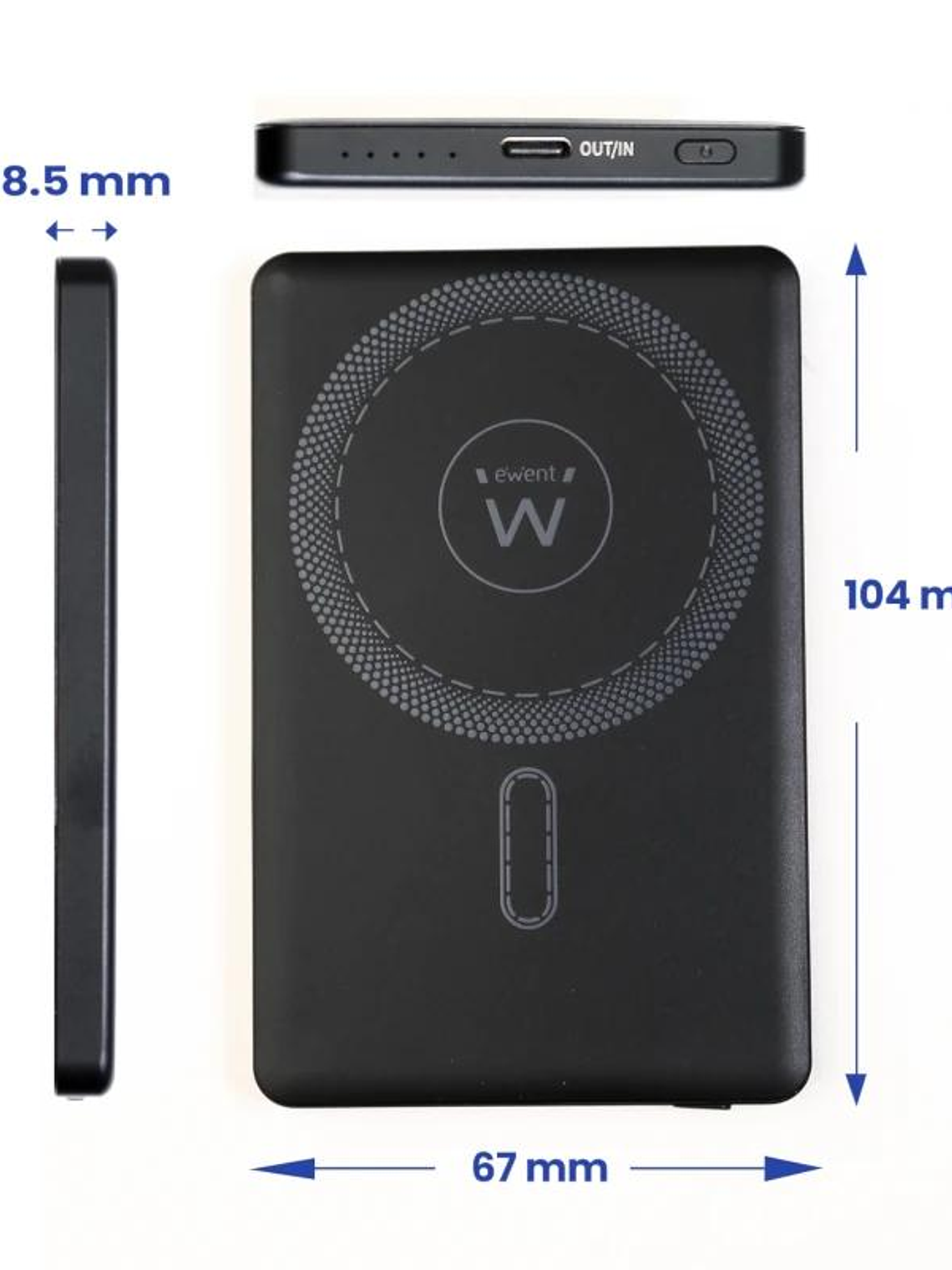 EWENT POWERBANK SLIM 5000mAh MagSafe PD 20W 2