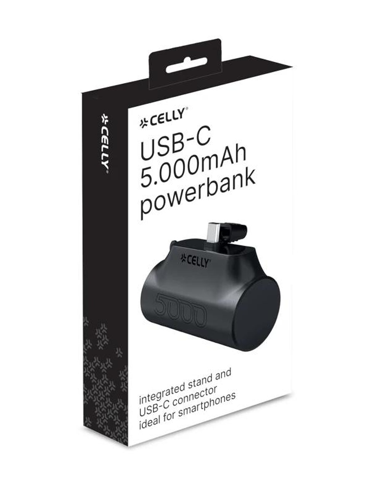 Celly Powerbank Compacta Usb-C 5000 mAh Negra 2