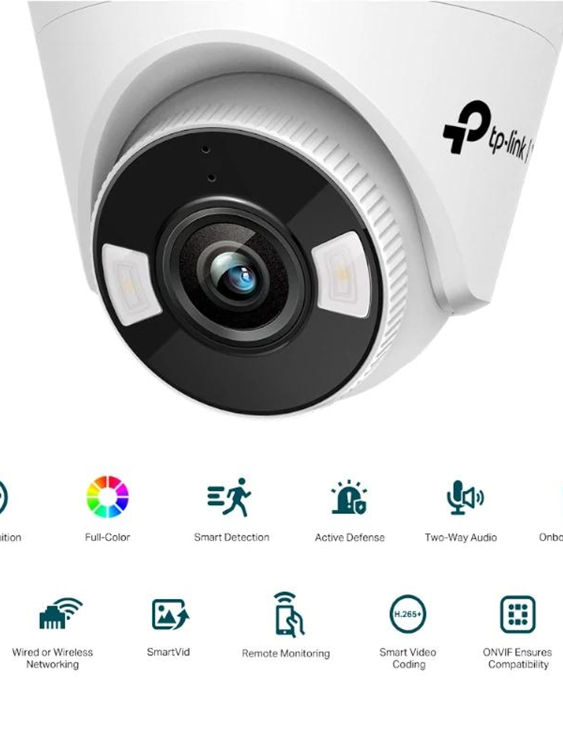 VIGI Cámara IP Turret C440-W 4MP Plástico FColor W 2