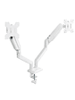 Tooq Soporte mesa DB1334TNR-W 2 brazo 13-34 Blanco - Miniatura 1
