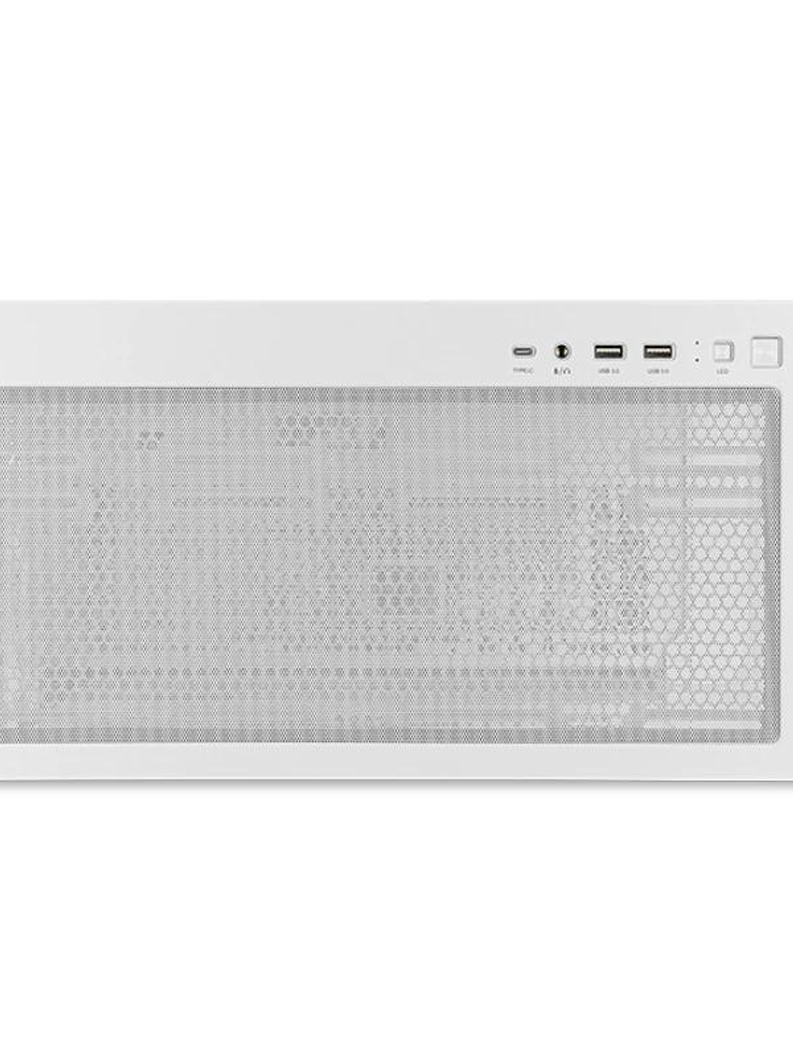 NOX Semitorre HUMMER ETHER  Cristal Curvo Blanco 4