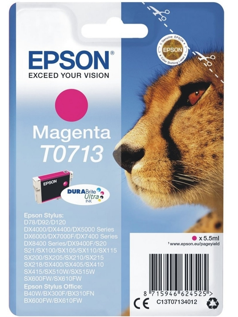 Epson Cartucho T0713 Magenta 1