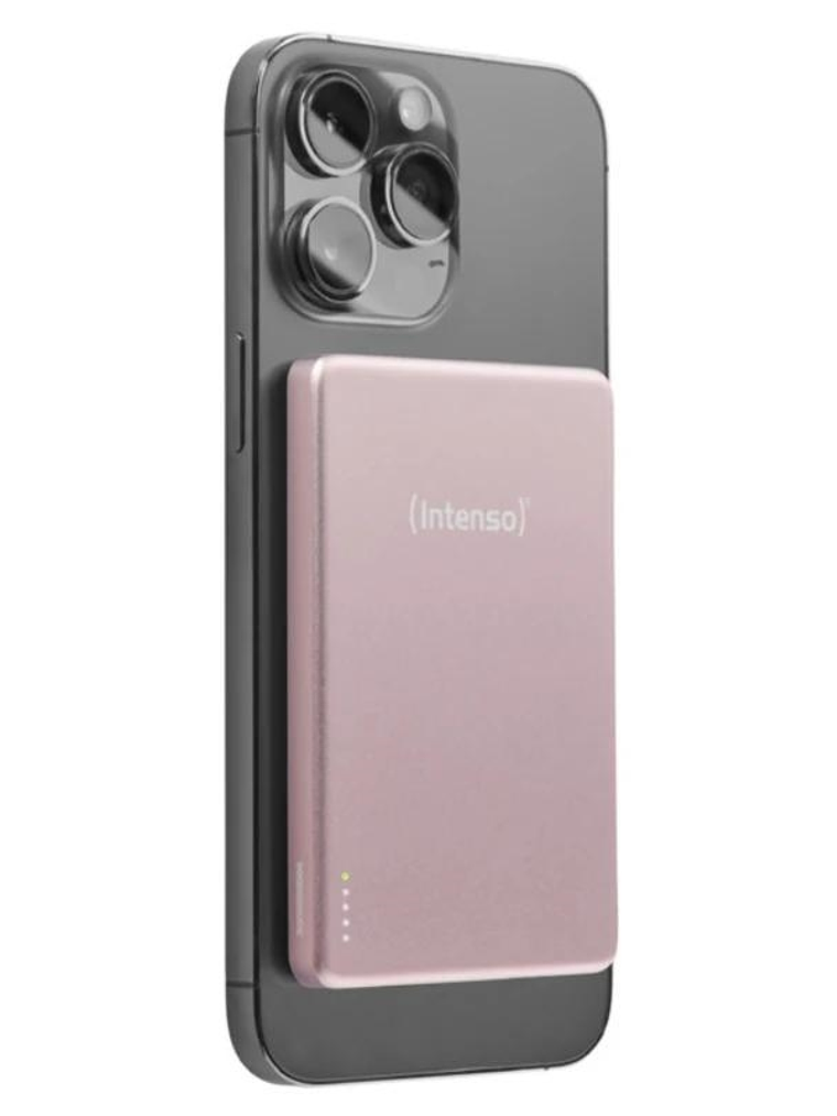 Intenso Powerbank MW5000 MagSafe Rosado 1