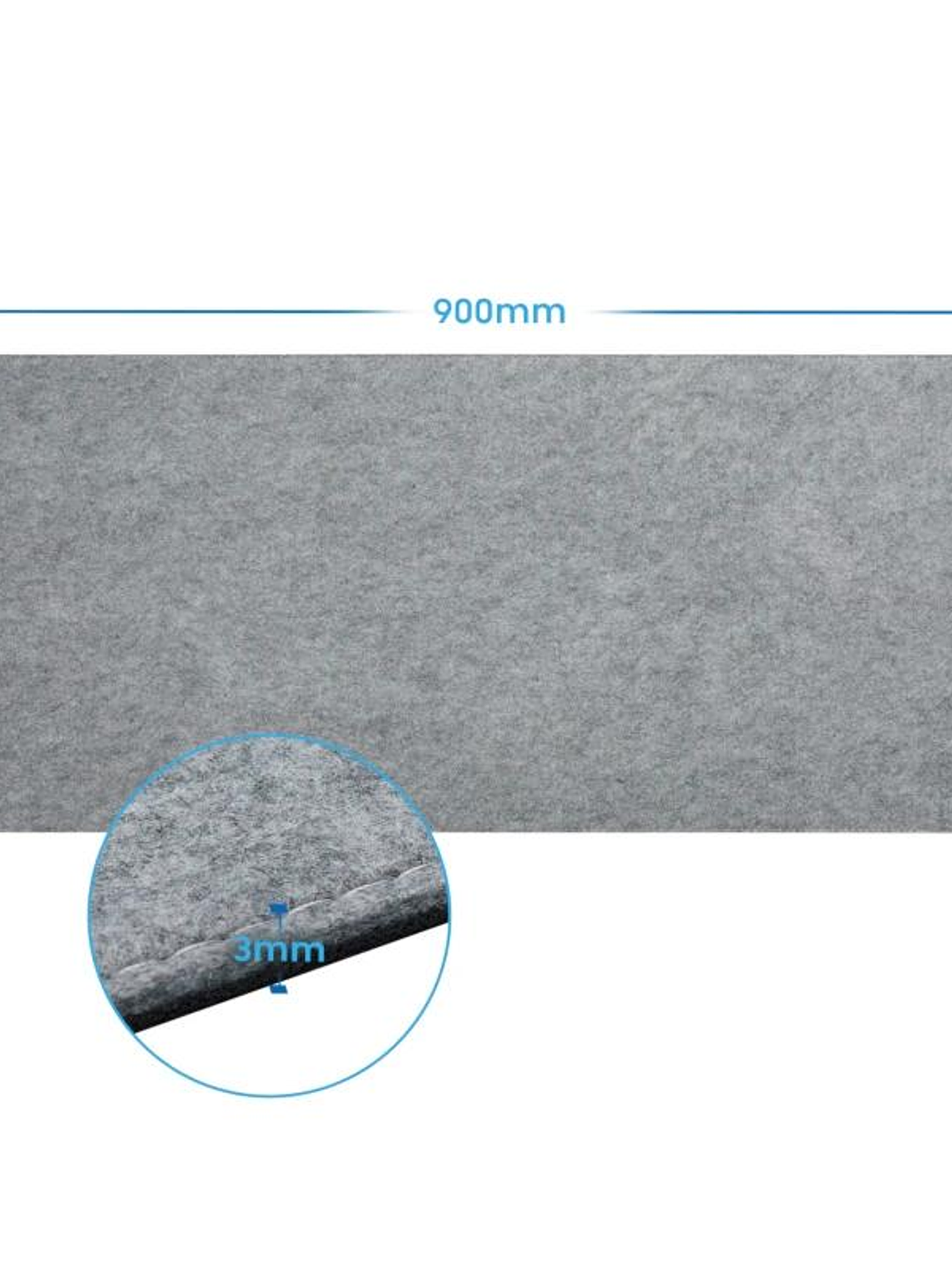 EWENT EW3185 Alfombrilla Extra Grande Fieltro 4