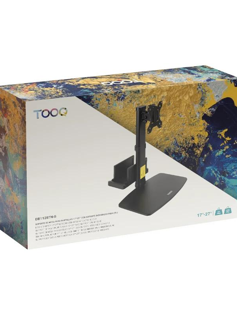 Tooq DB1127TN-B Soporte mesa Monitor+Minipc 17-27 4