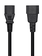 Aisens Cable alimentación C13/H-C14/M negro 1.5m - Miniatura 1