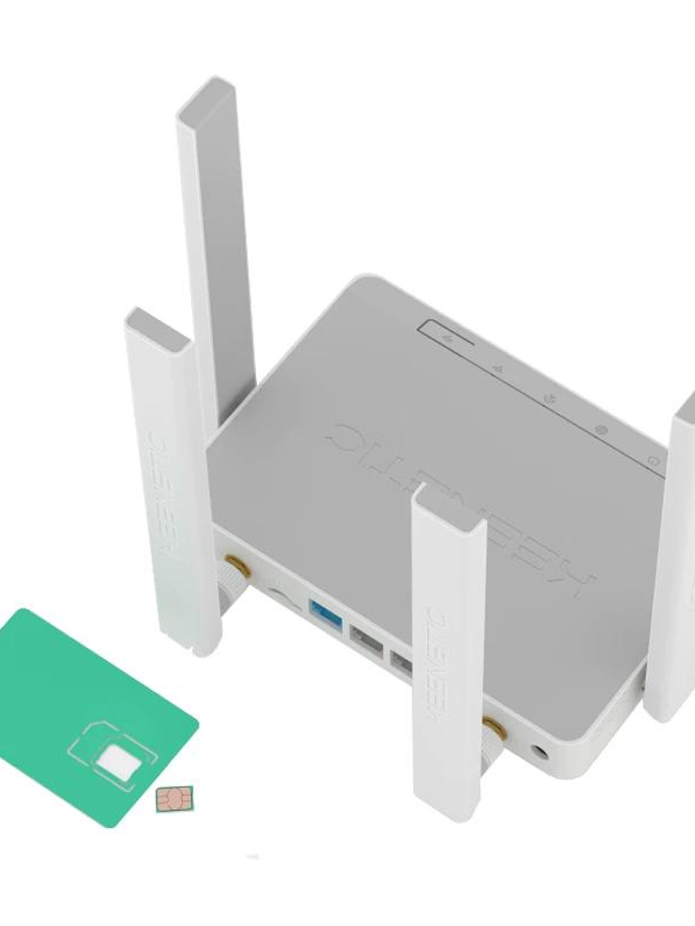 Keenetic Runner 4G Router Wifi4 N300 4x100Mb 4