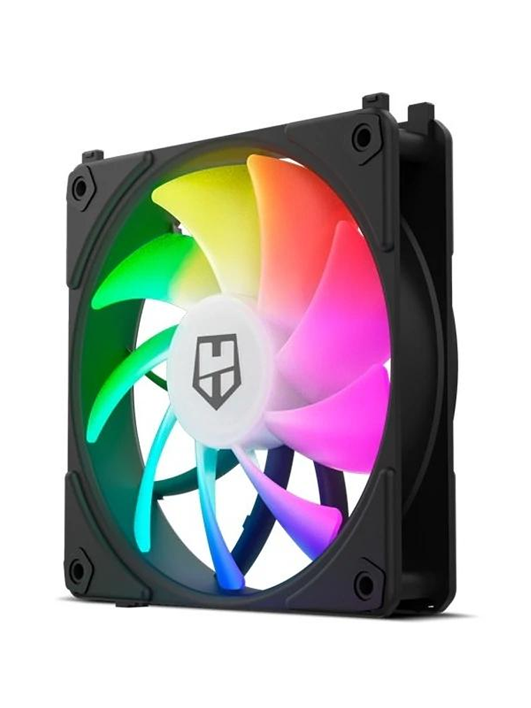 NOX HUMMER EASYLINK | ARGB FANS KIT NEGROS 4